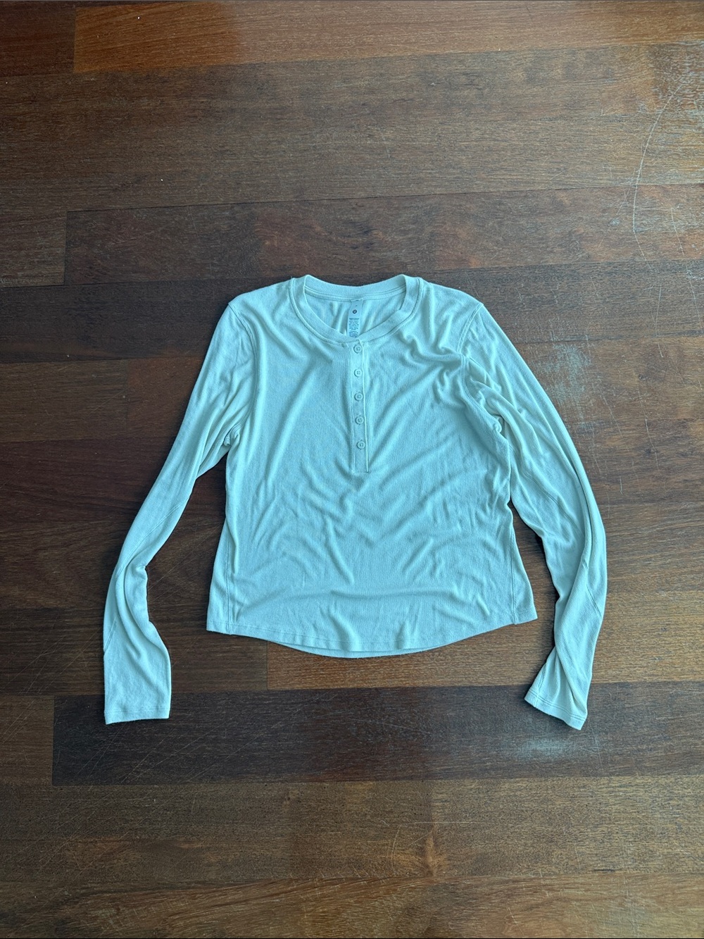 lululemon athletica Pale Blue Long-Sleeve Henley
